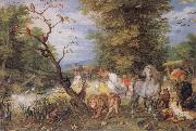 Jan Brueghel The Elder, The Animals entering the Ark